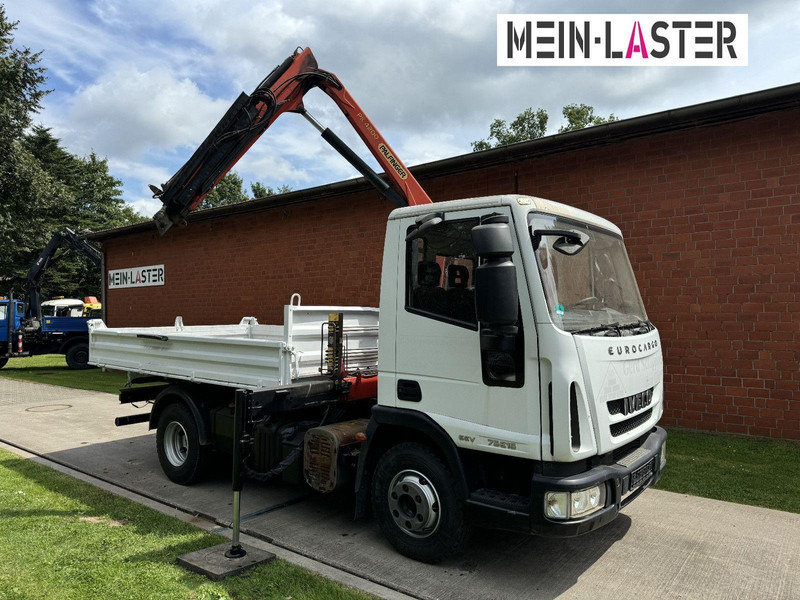 Iveco ML75E16 3-Way Meiller Tipper Crane Palfinger PK 4200 - Kippiauto kuorma-auto, Nosturiauto: kuva Iveco ML75E16 3-Way Meiller Tipper Crane Palfinger PK 4200 - Kippiauto kuorma-auto, Nosturiauto Iveco ML75E16 3-Way Meiller Tipper Crane Palfinger PK 4200 - Kippiauto kuorma-auto, Nosturiauto: kuva Iveco ML75E16 3-Way Meiller Tipper Crane Palfinger PK 4200 - Kippiauto kuorma-auto, Nosturiauto