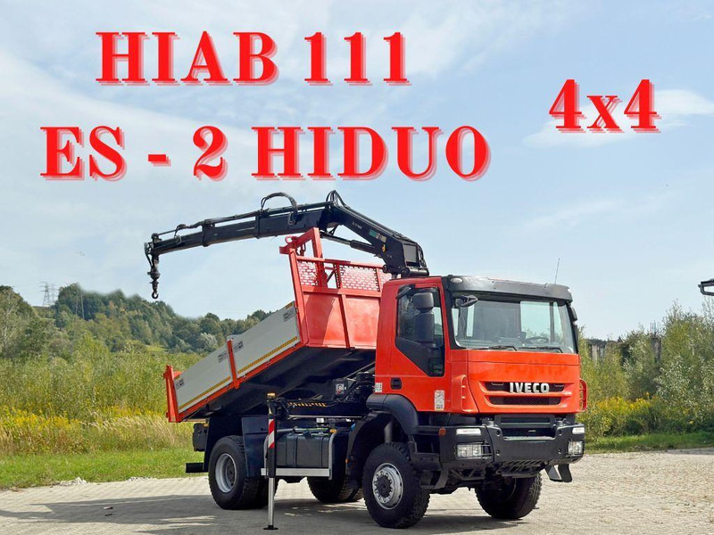 Iveco TRAKKER 190T36 * HIAB 111 ES-2 HIDUO * 4x4 * TOP - Kippiauto kuorma-auto, Nosturiauto: kuva Iveco TRAKKER 190T36 * HIAB 111 ES-2 HIDUO * 4x4 * TOP - Kippiauto kuorma-auto, Nosturiauto Iveco TRAKKER 190T36 * HIAB 111 ES-2 HIDUO * 4x4 * TOP - Kippiauto kuorma-auto, Nosturiauto: kuva Iveco TRAKKER 190T36 * HIAB 111 ES-2 HIDUO * 4x4 * TOP - Kippiauto kuorma-auto, Nosturiauto