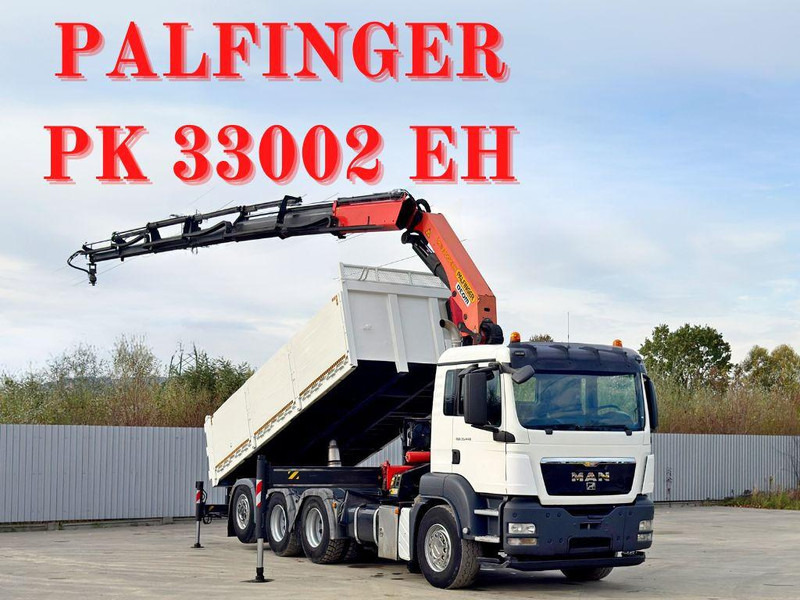 MAN TGS 35.440 * PALFINGER PK 33002 EH +FUNK / 8x4 - Kippiauto kuorma-auto, Nosturiauto: kuva MAN TGS 35.440 * PALFINGER PK 33002 EH +FUNK / 8x4 - Kippiauto kuorma-auto, Nosturiauto MAN TGS 35.440 * PALFINGER PK 33002 EH +FUNK / 8x4 - Kippiauto kuorma-auto, Nosturiauto: kuva MAN TGS 35.440 * PALFINGER PK 33002 EH +FUNK / 8x4 - Kippiauto kuorma-auto, Nosturiauto