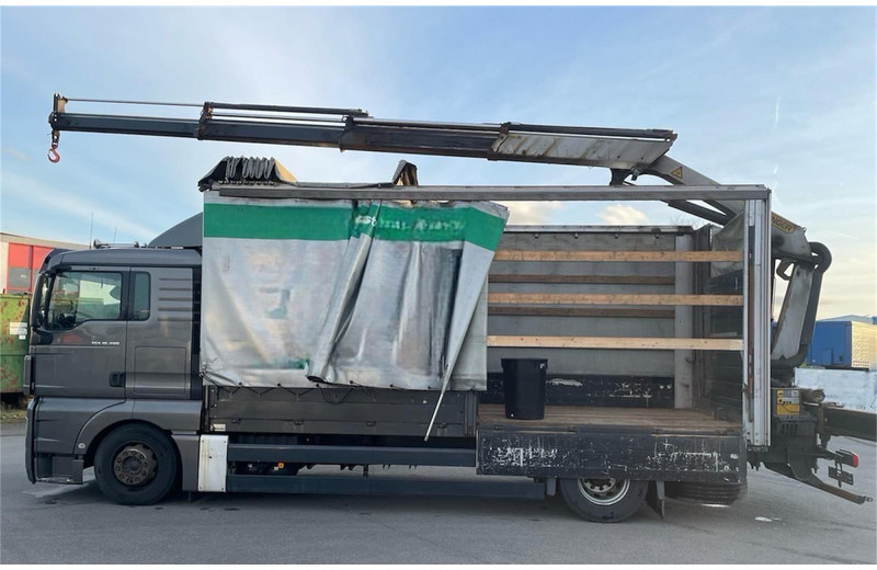 MAN TGX 18.400 Curtain Sider + Crane Palfinger 14002 EH - Umpikori kuorma-auto: kuva MAN TGX 18.400 Curtain Sider + Crane Palfinger 14002 EH - Umpikori kuorma-auto MAN TGX 18.400 Curtain Sider + Crane Palfinger 14002 EH - Umpikori kuorma-auto: kuva MAN TGX 18.400 Curtain Sider + Crane Palfinger 14002 EH - Umpikori kuorma-auto