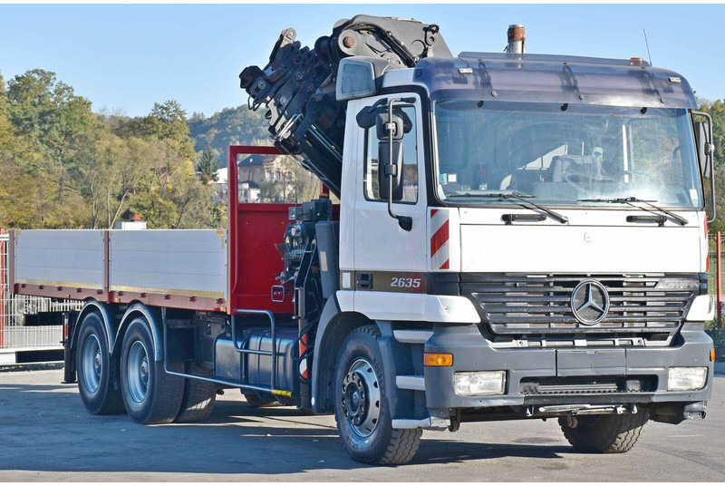Mercedes-Benz ACTROS 2635 Pritsche - Lava-kuorma-auto, Nosturiauto: kuva Mercedes-Benz ACTROS 2635 Pritsche - Lava-kuorma-auto, Nosturiauto Mercedes-Benz ACTROS 2635 Pritsche - Lava-kuorma-auto, Nosturiauto: kuva Mercedes-Benz ACTROS 2635 Pritsche - Lava-kuorma-auto, Nosturiauto