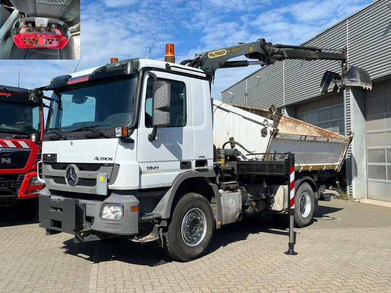 Mercedes-Benz Actros 1841 K 3-Way Meiller Tipper Crane Palfinger PK 13001-KA - Kippiauto kuorma-auto, Nosturiauto: kuva Mercedes-Benz Actros 1841 K 3-Way Meiller Tipper Crane Palfinger PK 13001-KA - Kippiauto kuorma-auto, Nosturiauto Mercedes-Benz Actros 1841 K 3-Way Meiller Tipper Crane Palfinger PK 13001-KA - Kippiauto kuorma-auto, Nosturiauto: kuva Mercedes-Benz Actros 1841 K 3-Way Meiller Tipper Crane Palfinger PK 13001-KA - Kippiauto kuorma-auto, Nosturiauto