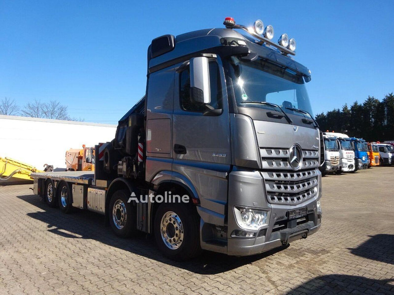 Mercedes-Benz Arocs 3453 8x2 Open Flatbed + Crane Fassi F820 - Lava-kuorma-auto, Nosturiauto: kuva Mercedes-Benz Arocs 3453 8x2 Open Flatbed + Crane Fassi F820 - Lava-kuorma-auto, Nosturiauto Mercedes-Benz Arocs 3453 8x2 Open Flatbed + Crane Fassi F820 - Lava-kuorma-auto, Nosturiauto: kuva Mercedes-Benz Arocs 3453 8x2 Open Flatbed + Crane Fassi F820 - Lava-kuorma-auto, Nosturiauto