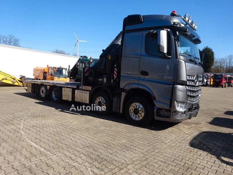 Mercedes-Benz Arocs 3453 8x2 Open Flatbed + Crane Fassi F820 - Lava-kuorma-auto, Nosturiauto: kuva Mercedes-Benz Arocs 3453 8x2 Open Flatbed + Crane Fassi F820 - Lava-kuorma-auto, Nosturiauto Mercedes-Benz Arocs 3453 8x2 Open Flatbed + Crane Fassi F820 - Lava-kuorma-auto, Nosturiauto: kuva Mercedes-Benz Arocs 3453 8x2 Open Flatbed + Crane Fassi F820 - Lava-kuorma-auto, Nosturiauto