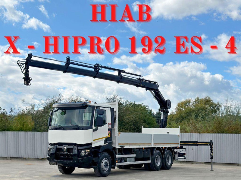Renault C 430 *HIAB X - HIPRO 192 ES -4 + FUNK* 6x4 - Lava-kuorma-auto, Nosturiauto: kuva Renault C 430 *HIAB X - HIPRO 192 ES -4 + FUNK* 6x4 - Lava-kuorma-auto, Nosturiauto Renault C 430 *HIAB X - HIPRO 192 ES -4 + FUNK* 6x4 - Lava-kuorma-auto, Nosturiauto: kuva Renault C 430 *HIAB X - HIPRO 192 ES -4 + FUNK* 6x4 - Lava-kuorma-auto, Nosturiauto