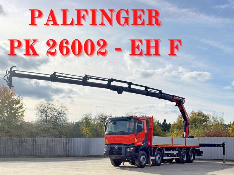 Renault C430 * PALFINGER PK 26002 - EH F + FUNK/ 8x4 - Lava-kuorma-auto, Nosturiauto: kuva Renault C430 * PALFINGER PK 26002 - EH F + FUNK/ 8x4 - Lava-kuorma-auto, Nosturiauto Renault C430 * PALFINGER PK 26002 - EH F + FUNK/ 8x4 - Lava-kuorma-auto, Nosturiauto: kuva Renault C430 * PALFINGER PK 26002 - EH F + FUNK/ 8x4 - Lava-kuorma-auto, Nosturiauto