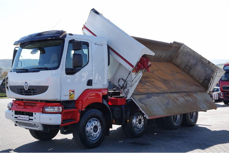 Renault KERAX 480 / 8x4 / WYWROTKA / HYDROBURTA / HYDROKLAPA / BORDMATIC - Kippiauto kuorma-auto: kuva Renault KERAX 480 / 8x4 / WYWROTKA / HYDROBURTA / HYDROKLAPA / BORDMATIC - Kippiauto kuorma-auto Renault KERAX 480 / 8x4 / WYWROTKA / HYDROBURTA / HYDROKLAPA / BORDMATIC - Kippiauto kuorma-auto: kuva Renault KERAX 480 / 8x4 / WYWROTKA / HYDROBURTA / HYDROKLAPA / BORDMATIC - Kippiauto kuorma-auto