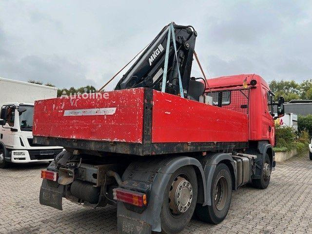 Scania 124 L 470 - Flatbed + crane - Lava-kuorma-auto, Nosturiauto: kuva Scania 124 L 470 - Flatbed + crane - Lava-kuorma-auto, Nosturiauto Scania 124 L 470 - Flatbed + crane - Lava-kuorma-auto, Nosturiauto: kuva Scania 124 L 470 - Flatbed + crane - Lava-kuorma-auto, Nosturiauto