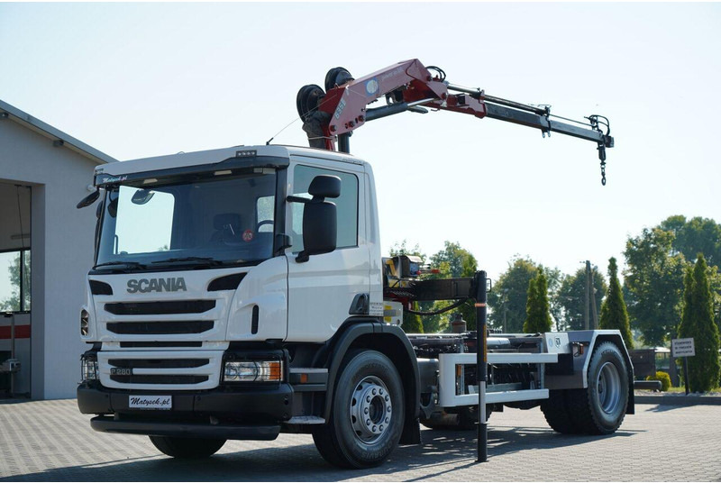 Scania P 280 / 4X2 / SIŁOWNIK DO WYWROTU / + HDS HMF 635 / UDŹWIG 1 500 - Kippiauto kuorma-auto: kuva Scania P 280 / 4X2 / SIŁOWNIK DO WYWROTU / + HDS HMF 635 / UDŹWIG 1 500 - Kippiauto kuorma-auto Scania P 280 / 4X2 / SIŁOWNIK DO WYWROTU / + HDS HMF 635 / UDŹWIG 1 500 - Kippiauto kuorma-auto: kuva Scania P 280 / 4X2 / SIŁOWNIK DO WYWROTU / + HDS HMF 635 / UDŹWIG 1 500 - Kippiauto kuorma-auto