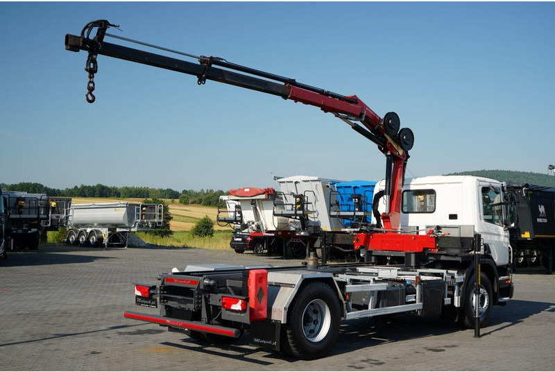 Scania P 280 / 4X2 / SIŁOWNIK DO WYWROTU / + HDS HMF 635 / UDŹWIG 1 500 - Kippiauto kuorma-auto: kuva Scania P 280 / 4X2 / SIŁOWNIK DO WYWROTU / + HDS HMF 635 / UDŹWIG 1 500 - Kippiauto kuorma-auto Scania P 280 / 4X2 / SIŁOWNIK DO WYWROTU / + HDS HMF 635 / UDŹWIG 1 500 - Kippiauto kuorma-auto: kuva Scania P 280 / 4X2 / SIŁOWNIK DO WYWROTU / + HDS HMF 635 / UDŹWIG 1 500 - Kippiauto kuorma-auto