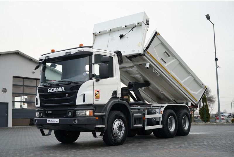 Scania P 410 / 6x4 / WYWROTKA DWU-STRONNA / HYDROBURTA / BOARDMATIC / - Kippiauto kuorma-auto: kuva Scania P 410 / 6x4 / WYWROTKA DWU-STRONNA / HYDROBURTA / BOARDMATIC / - Kippiauto kuorma-auto Scania P 410 / 6x4 / WYWROTKA DWU-STRONNA / HYDROBURTA / BOARDMATIC / - Kippiauto kuorma-auto: kuva Scania P 410 / 6x4 / WYWROTKA DWU-STRONNA / HYDROBURTA / BOARDMATIC / - Kippiauto kuorma-auto