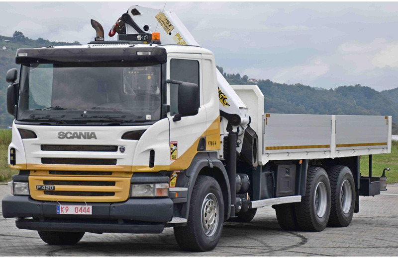 Scania P 420 - Lava-kuorma-auto, Nosturiauto: kuva Scania P 420 - Lava-kuorma-auto, Nosturiauto Scania P 420 - Lava-kuorma-auto, Nosturiauto: kuva Scania P 420 - Lava-kuorma-auto, Nosturiauto