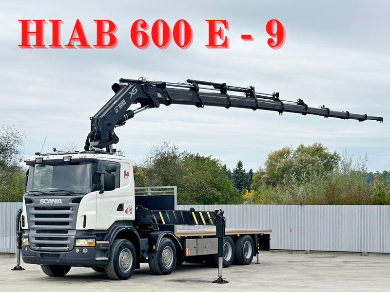 Scania R 620*PLATFORM 6,45m*HIAB 600 E - 9 + FUNK / 8x4 - Lava-kuorma-auto, Nosturiauto: kuva Scania R 620*PLATFORM 6,45m*HIAB 600 E - 9 + FUNK / 8x4 - Lava-kuorma-auto, Nosturiauto Scania R 620*PLATFORM 6,45m*HIAB 600 E - 9 + FUNK / 8x4 - Lava-kuorma-auto, Nosturiauto: kuva Scania R 620*PLATFORM 6,45m*HIAB 600 E - 9 + FUNK / 8x4 - Lava-kuorma-auto, Nosturiauto
