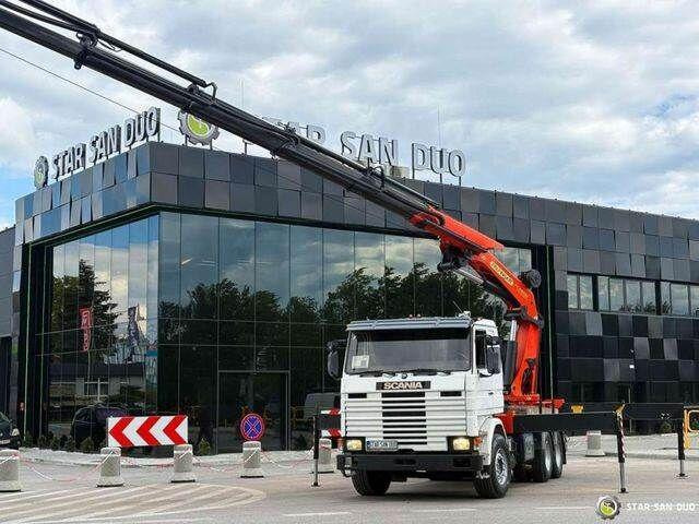 Scania R143 HL 6x2 PALFINGER PK44002 Crane Kran - Lava-kuorma-auto, Nosturiauto: kuva Scania R143 HL 6x2 PALFINGER PK44002 Crane Kran - Lava-kuorma-auto, Nosturiauto Scania R143 HL 6x2 PALFINGER PK44002 Crane Kran - Lava-kuorma-auto, Nosturiauto: kuva Scania R143 HL 6x2 PALFINGER PK44002 Crane Kran - Lava-kuorma-auto, Nosturiauto