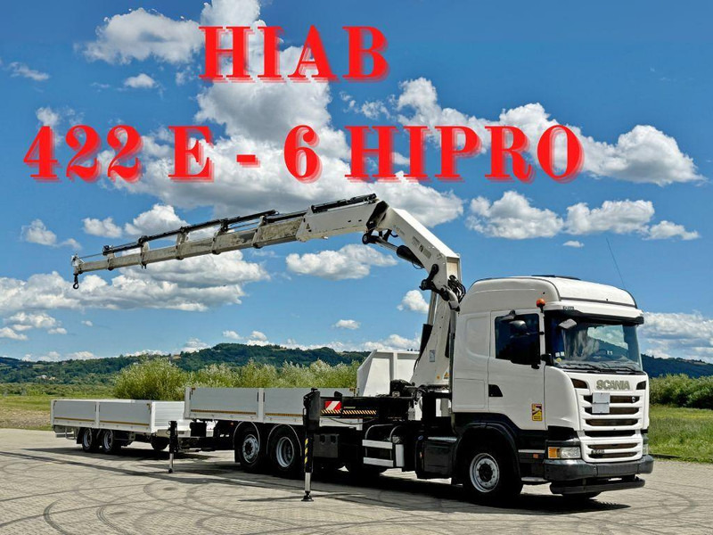 Scania R440 * HIAB 422 E-6 HIPRO + FUNK + Anhänger!*TOP - Vetopöytäauto: kuva Scania R440 * HIAB 422 E-6 HIPRO + FUNK + Anhänger!*TOP - Vetopöytäauto Scania R440 * HIAB 422 E-6 HIPRO + FUNK + Anhänger!*TOP - Vetopöytäauto: kuva Scania R440 * HIAB 422 E-6 HIPRO + FUNK + Anhänger!*TOP - Vetopöytäauto