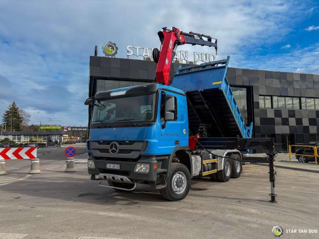 Mercedes-Benz ACTROS 3341 6x6 HMF 4220 K4 CRANE KIPPER - Kippiauto kuorma-auto: kuva Mercedes-Benz ACTROS 3341 6x6 HMF 4220 K4 CRANE KIPPER - Kippiauto kuorma-auto Mercedes-Benz ACTROS 3341 6x6 HMF 4220 K4 CRANE KIPPER - Kippiauto kuorma-auto: kuva Mercedes-Benz ACTROS 3341 6x6 HMF 4220 K4 CRANE KIPPER - Kippiauto kuorma-auto