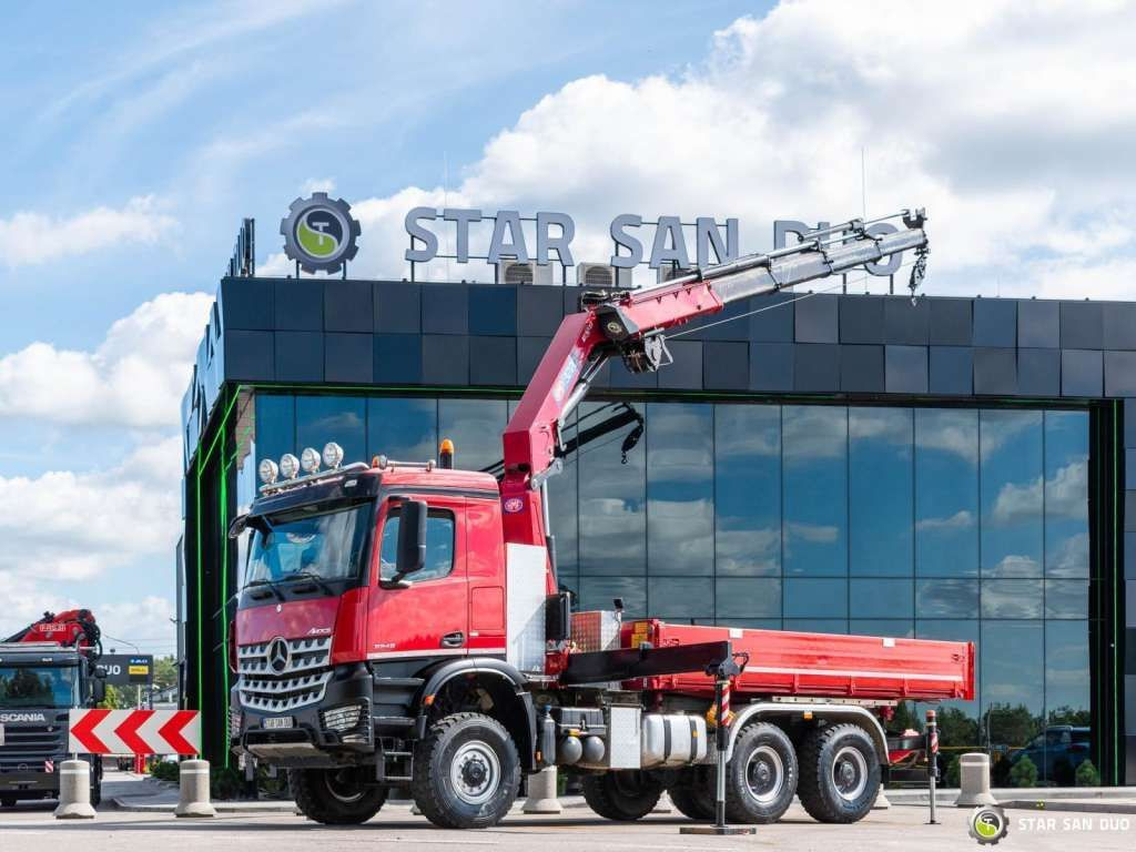 Mercedes-Benz AROCS 3345 6x6 HMF 3220 Winch Crane tipper - Nosturiauto: kuva Mercedes-Benz AROCS 3345 6x6 HMF 3220 Winch Crane tipper - Nosturiauto Mercedes-Benz AROCS 3345 6x6 HMF 3220 Winch Crane tipper - Nosturiauto: kuva Mercedes-Benz AROCS 3345 6x6 HMF 3220 Winch Crane tipper - Nosturiauto