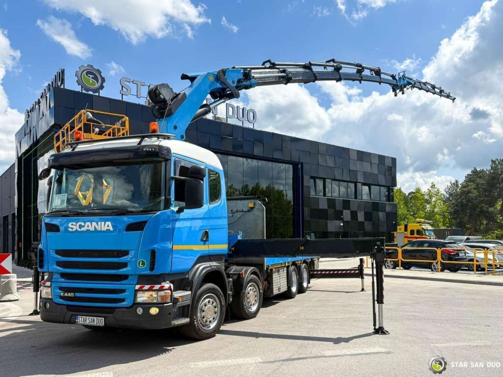 Scania R440 8x4 Palfinger PK50002 FLY JIB Crane Winch - Nosturiauto: kuva Scania R440 8x4 Palfinger PK50002 FLY JIB Crane Winch - Nosturiauto Scania R440 8x4 Palfinger PK50002 FLY JIB Crane Winch - Nosturiauto: kuva Scania R440 8x4 Palfinger PK50002 FLY JIB Crane Winch - Nosturiauto