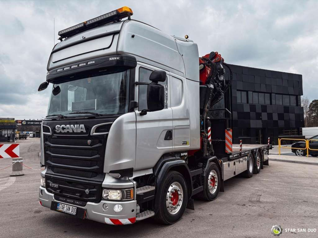 Nosturiauto Scania  R730 8x2 Fassi F990 Fly Jib 30m Crane Euro 6: kuva Nosturiauto Scania  R730 8x2 Fassi F990 Fly Jib 30m Crane Euro 6
