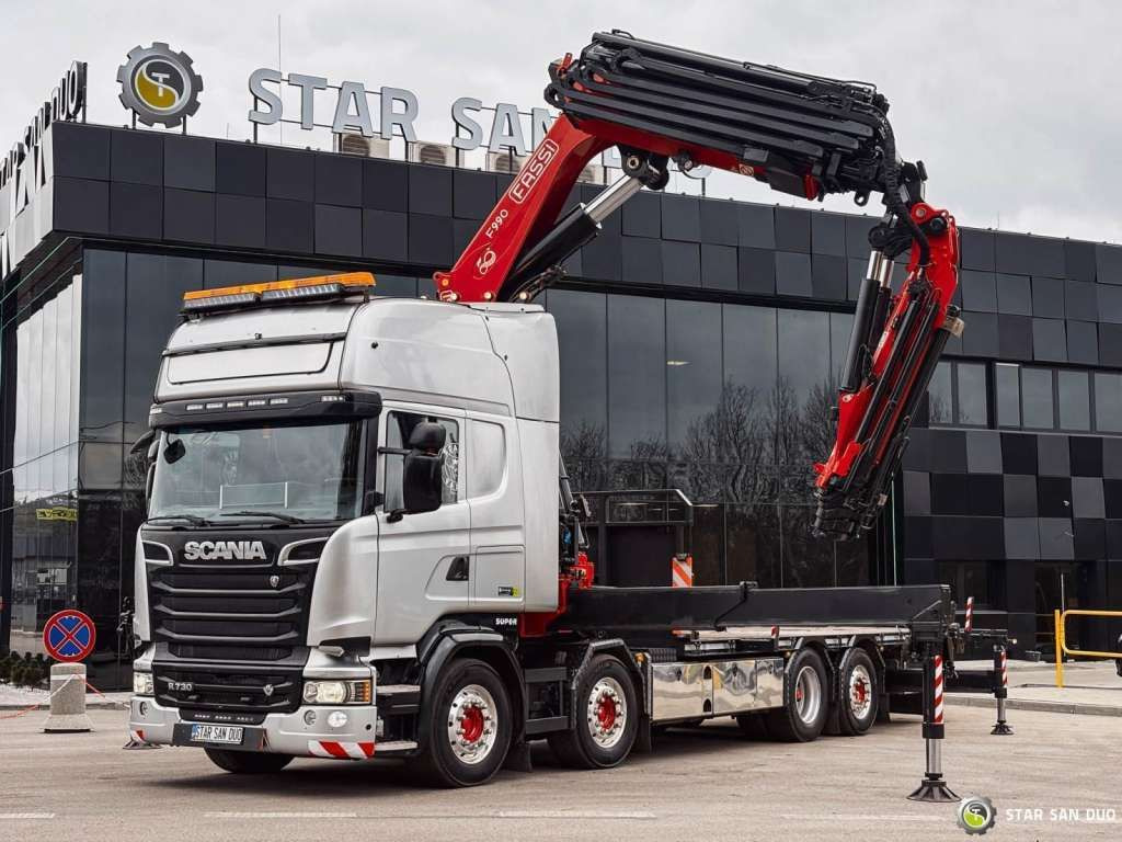 Nosturiauto Scania  R730 8x2 Fassi F990 Fly Jib 30m Crane Euro 6: kuva Nosturiauto Scania  R730 8x2 Fassi F990 Fly Jib 30m Crane Euro 6