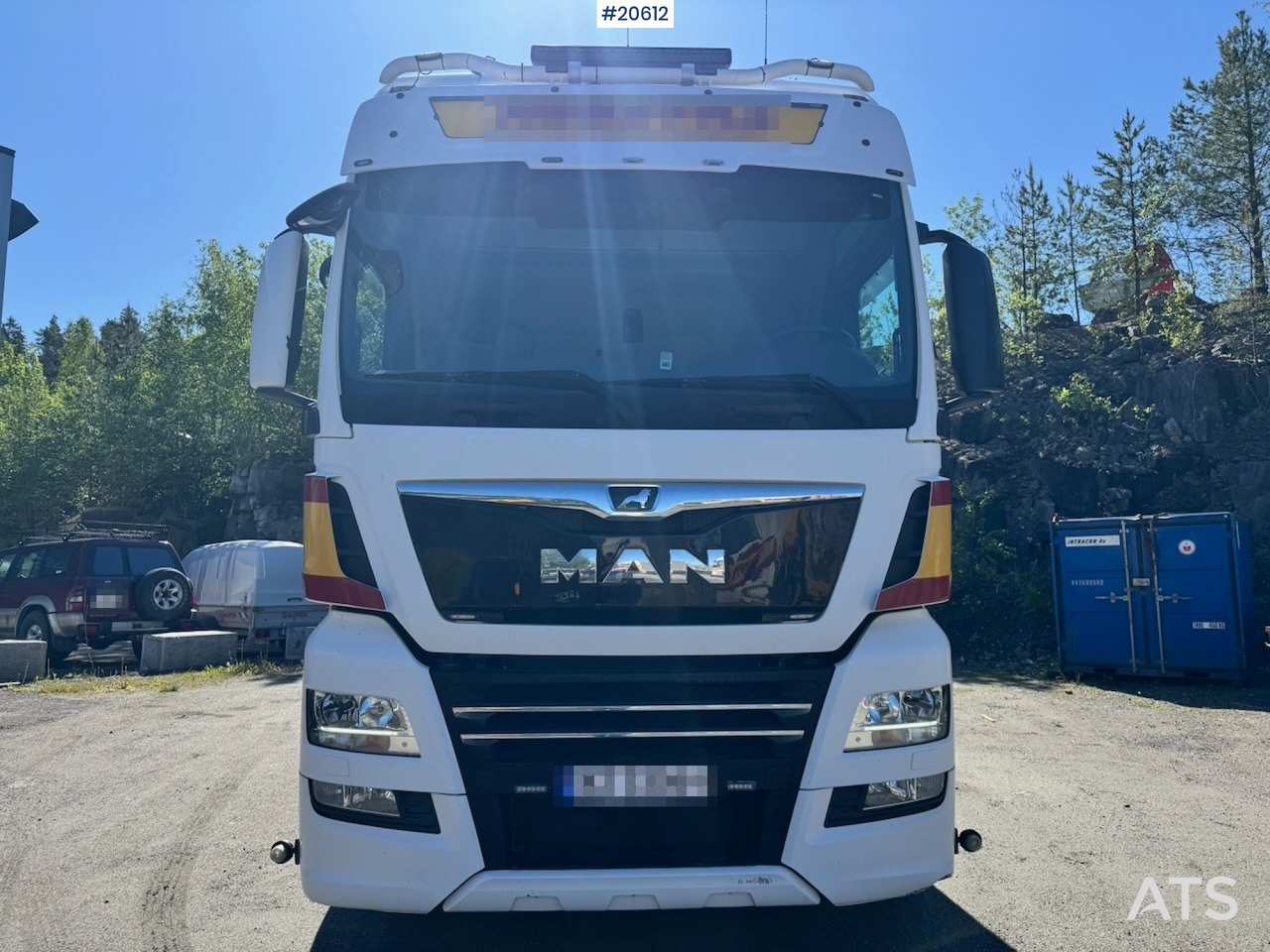 Lava-kuorma-auto MAN TGX 580: kuva Lava-kuorma-auto MAN TGX 580