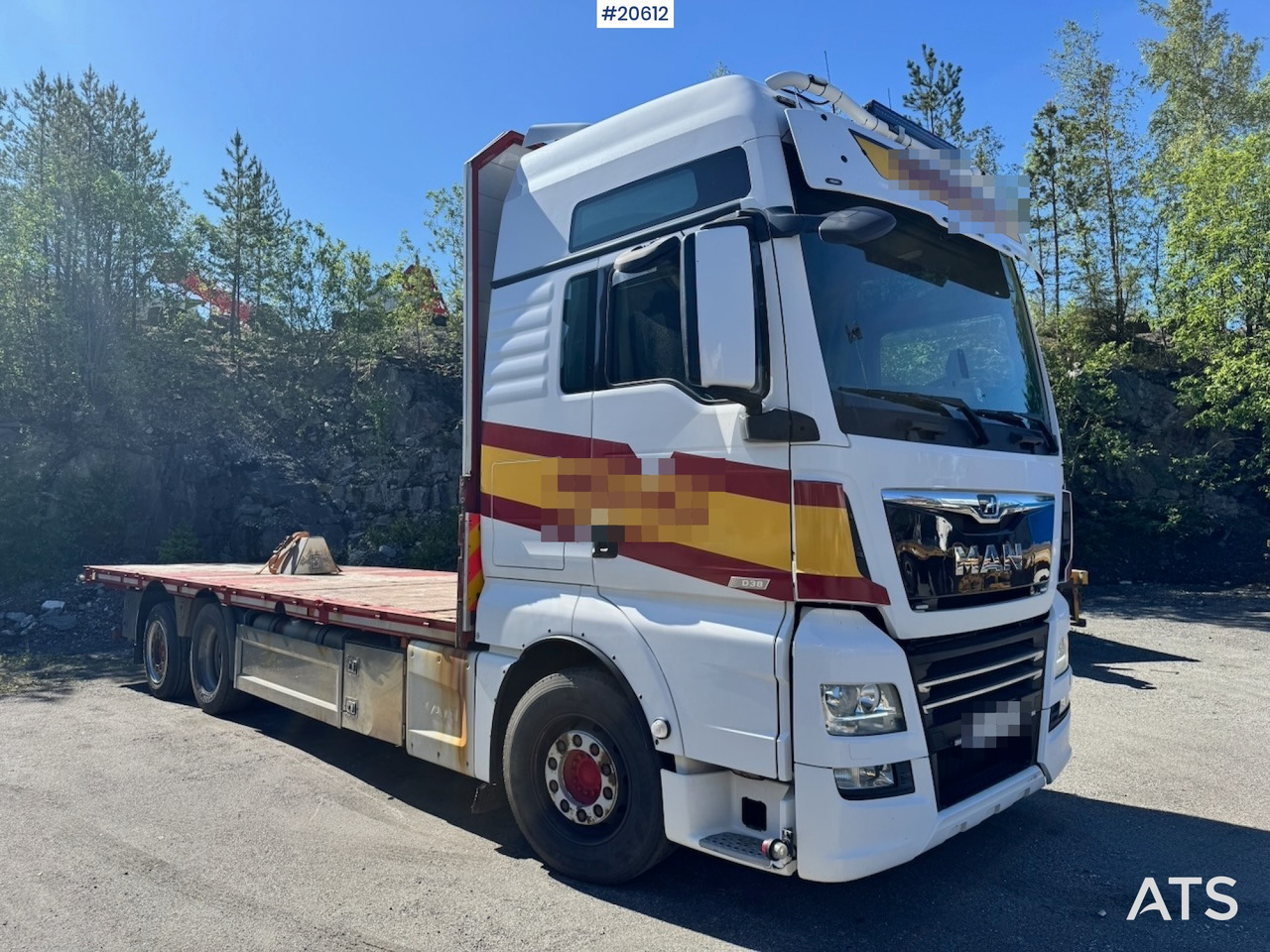 Lava-kuorma-auto MAN TGX 580: kuva Lava-kuorma-auto MAN TGX 580