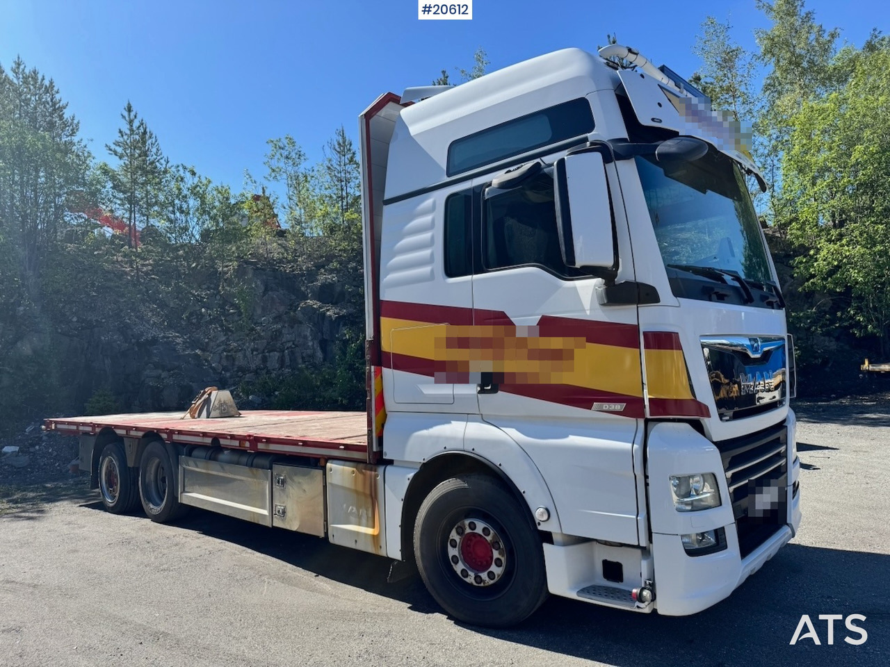 Lava-kuorma-auto MAN TGX 580: kuva Lava-kuorma-auto MAN TGX 580