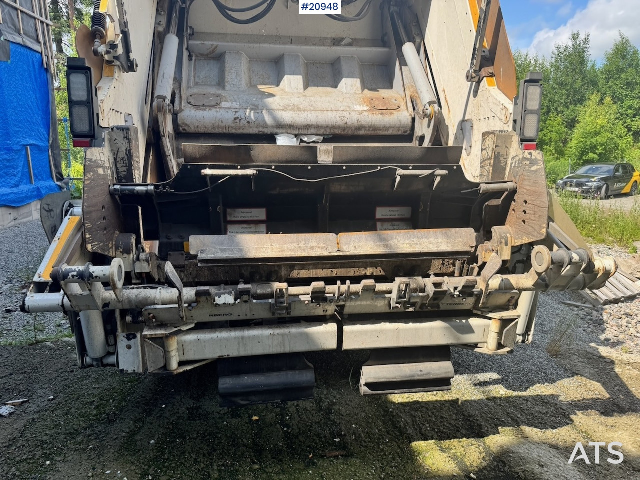 Roska-auto Scania P410: kuva Roska-auto Scania P410