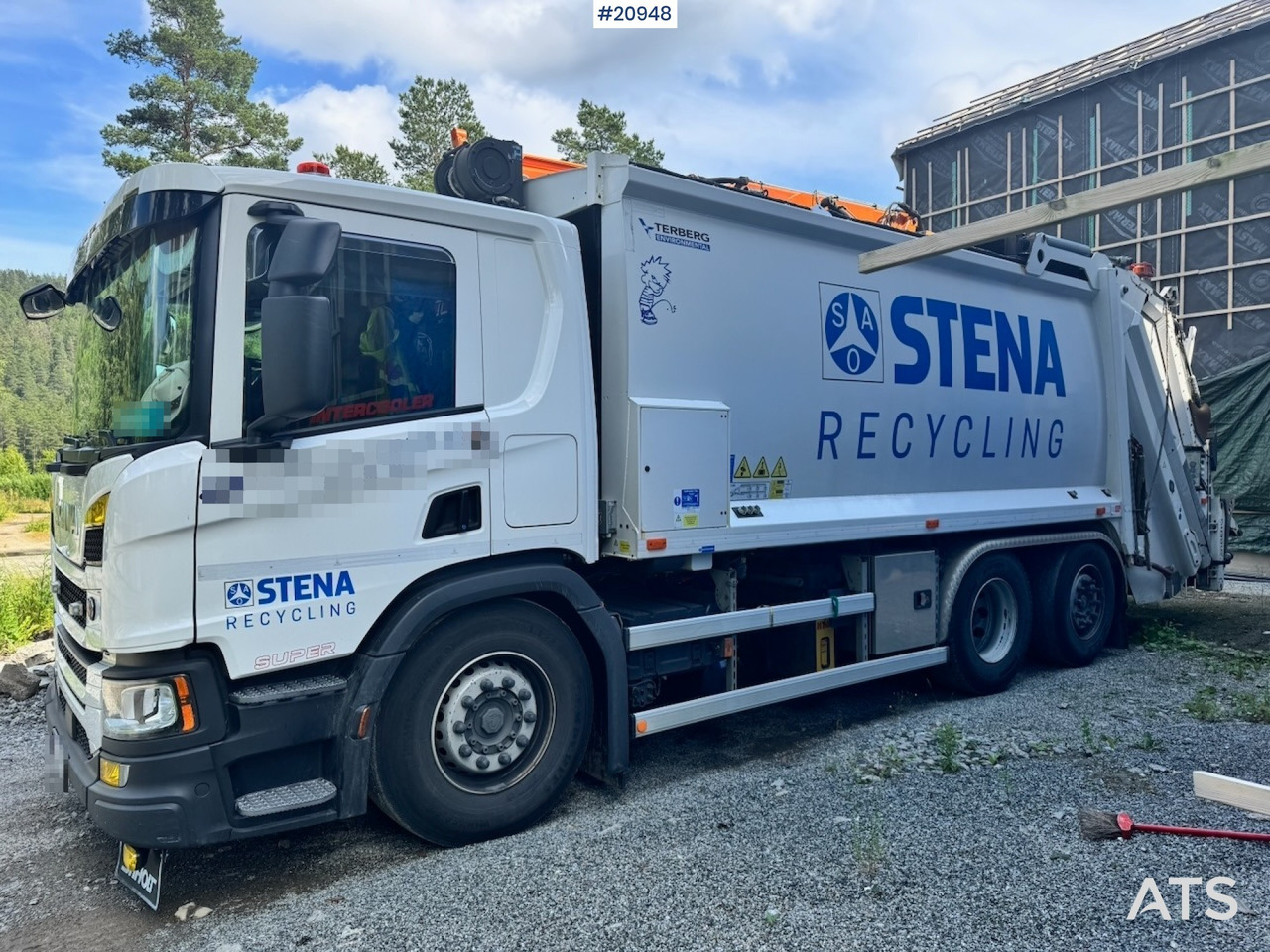 Roska-auto Scania P410: kuva Roska-auto Scania P410