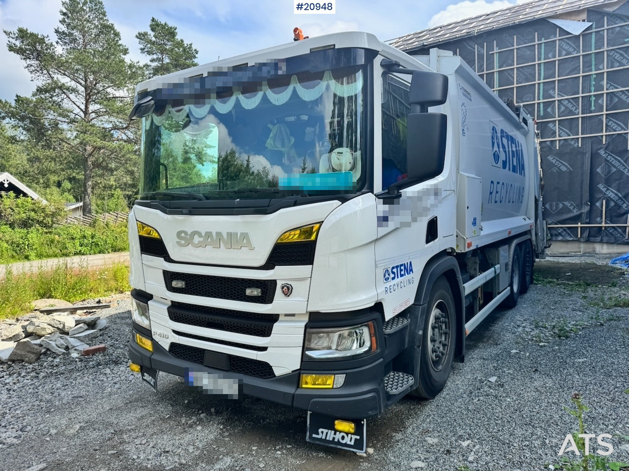 Roska-auto Scania P410: kuva Roska-auto Scania P410
