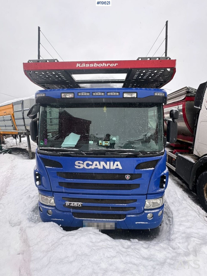 Kuljetin kuorma-auto Scania P450: kuva Kuljetin kuorma-auto Scania P450