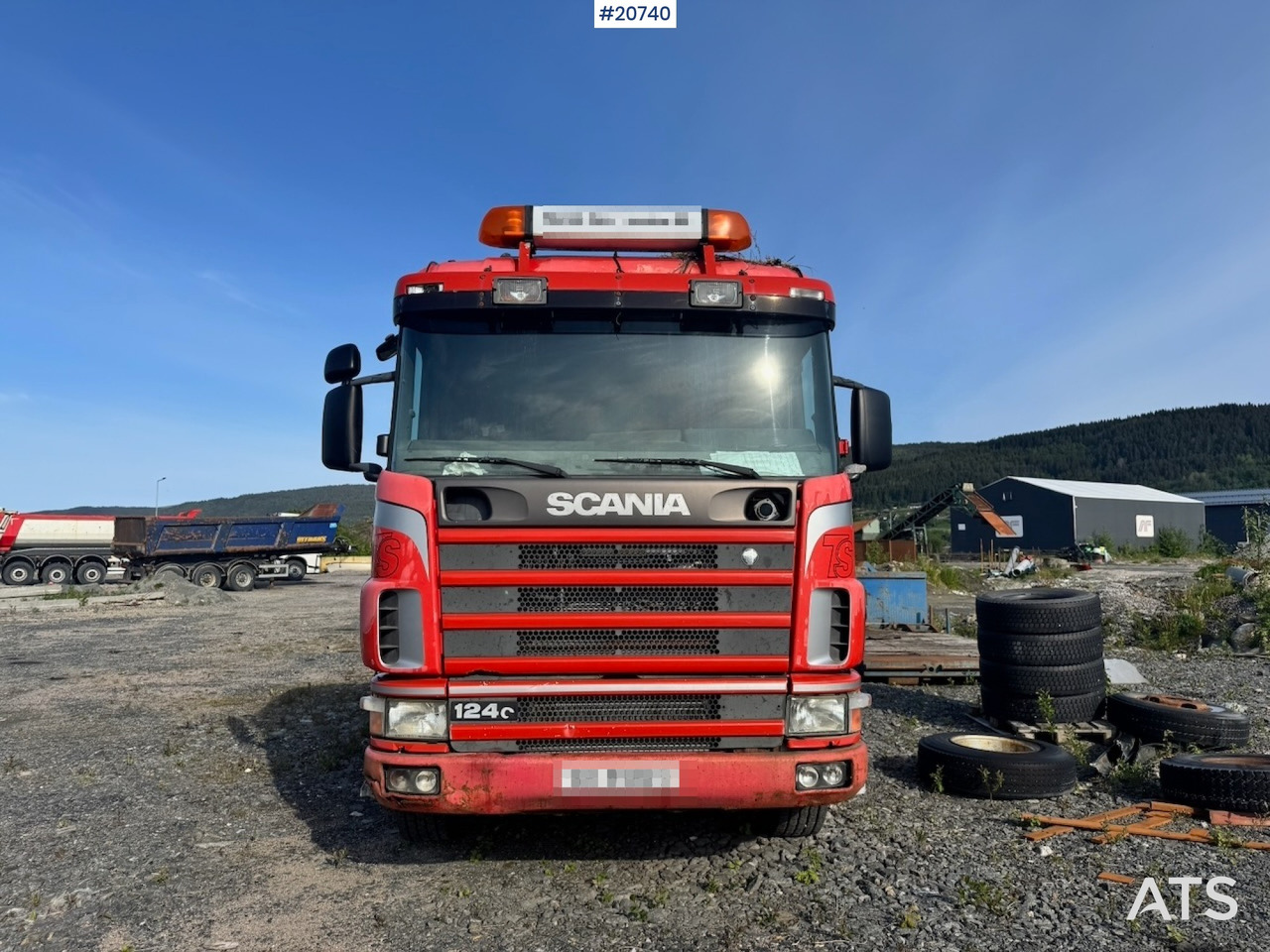Koukkulava kuorma-auto Scania R124: kuva Koukkulava kuorma-auto Scania R124 Koukkulava kuorma-auto Scania R124: kuva Koukkulava kuorma-auto Scania R124