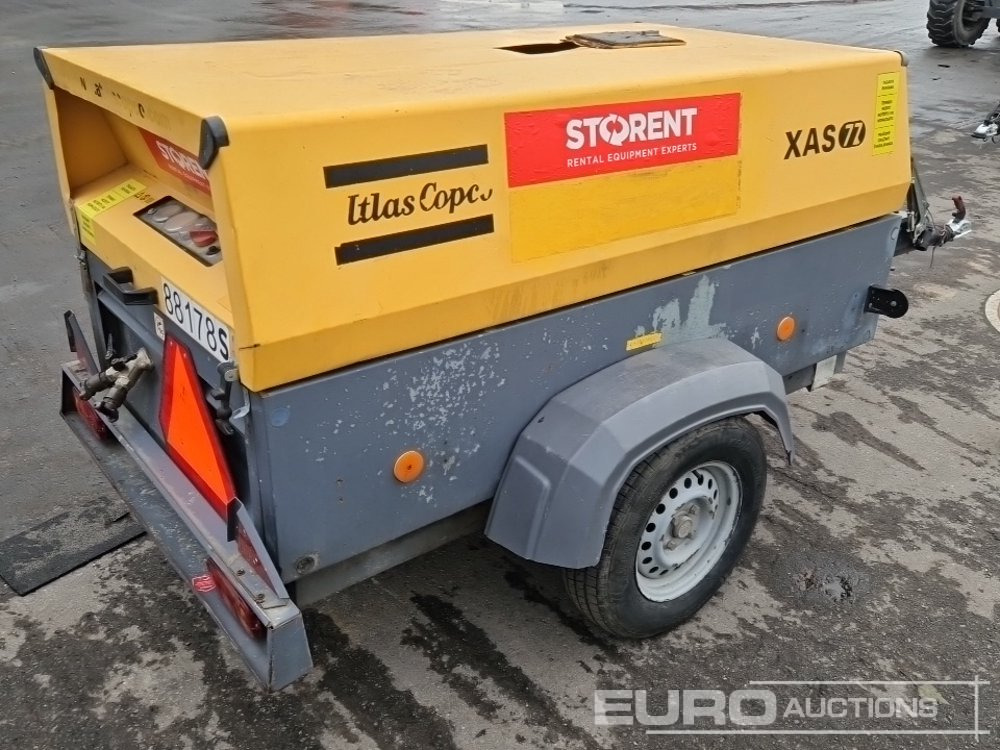 2011 Atlas Copco XAS77 PE - Ilmakompressori: kuva 2011 Atlas Copco XAS77 PE - Ilmakompressori 2011 Atlas Copco XAS77 PE - Ilmakompressori: kuva 2011 Atlas Copco XAS77 PE - Ilmakompressori