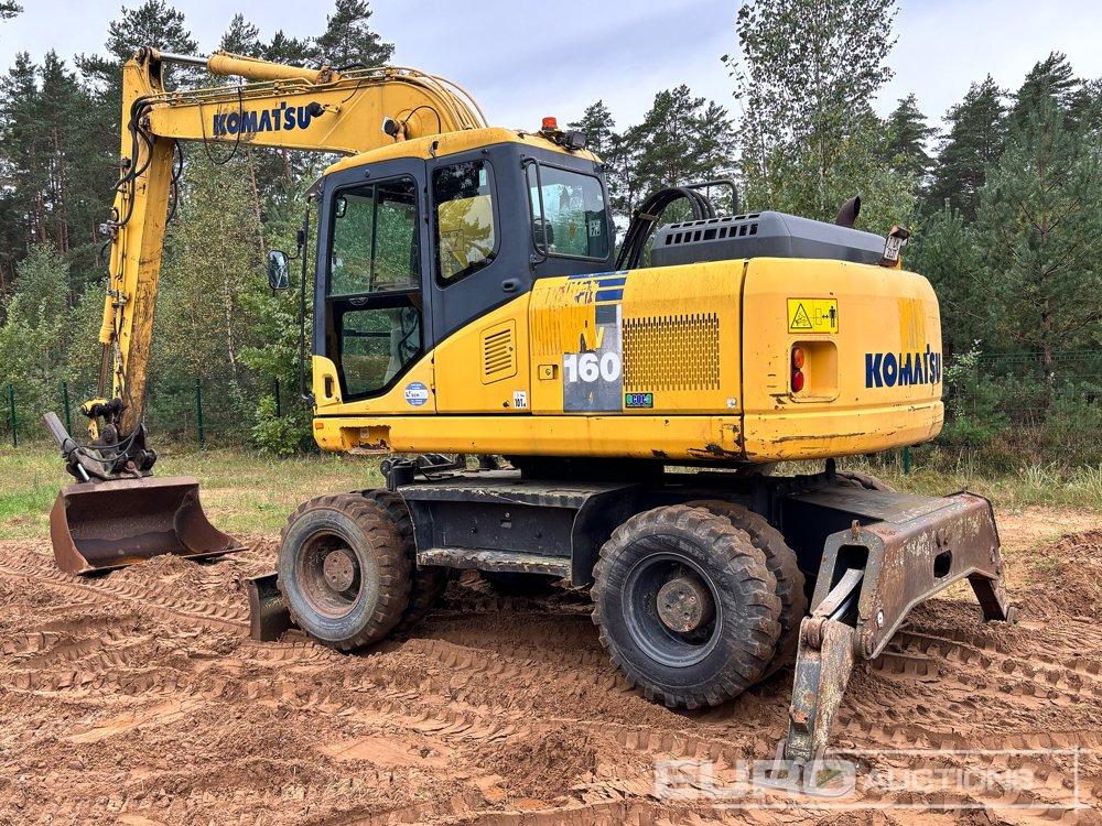 2011 Komatsu PW160-7E0 - Pyöräalustainen kaivinkone: kuva 2011 Komatsu PW160-7E0 - Pyöräalustainen kaivinkone 2011 Komatsu PW160-7E0 - Pyöräalustainen kaivinkone: kuva 2011 Komatsu PW160-7E0 - Pyöräalustainen kaivinkone