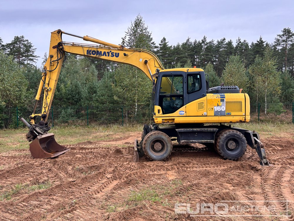 2011 Komatsu PW160-7E0 - Pyöräalustainen kaivinkone: kuva 2011 Komatsu PW160-7E0 - Pyöräalustainen kaivinkone 2011 Komatsu PW160-7E0 - Pyöräalustainen kaivinkone: kuva 2011 Komatsu PW160-7E0 - Pyöräalustainen kaivinkone