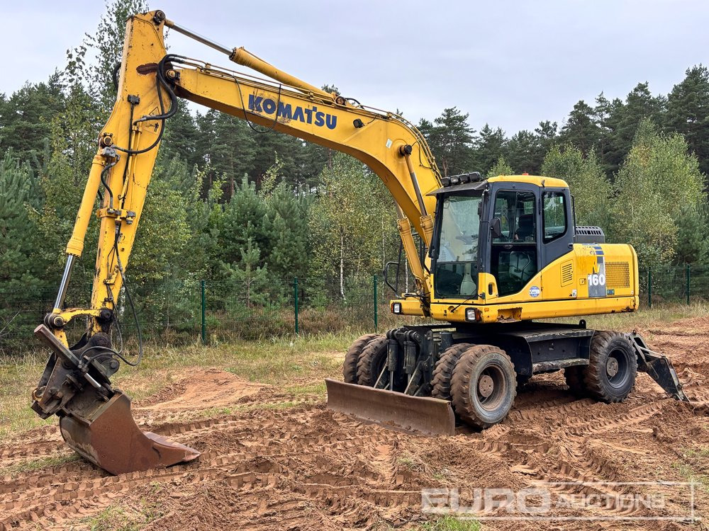 2011 Komatsu PW160-7E0 - Pyöräalustainen kaivinkone: kuva 2011 Komatsu PW160-7E0 - Pyöräalustainen kaivinkone 2011 Komatsu PW160-7E0 - Pyöräalustainen kaivinkone: kuva 2011 Komatsu PW160-7E0 - Pyöräalustainen kaivinkone