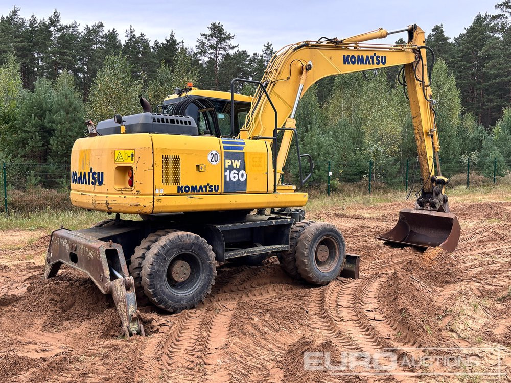 2011 Komatsu PW160-7E0 - Pyöräalustainen kaivinkone: kuva 2011 Komatsu PW160-7E0 - Pyöräalustainen kaivinkone 2011 Komatsu PW160-7E0 - Pyöräalustainen kaivinkone: kuva 2011 Komatsu PW160-7E0 - Pyöräalustainen kaivinkone