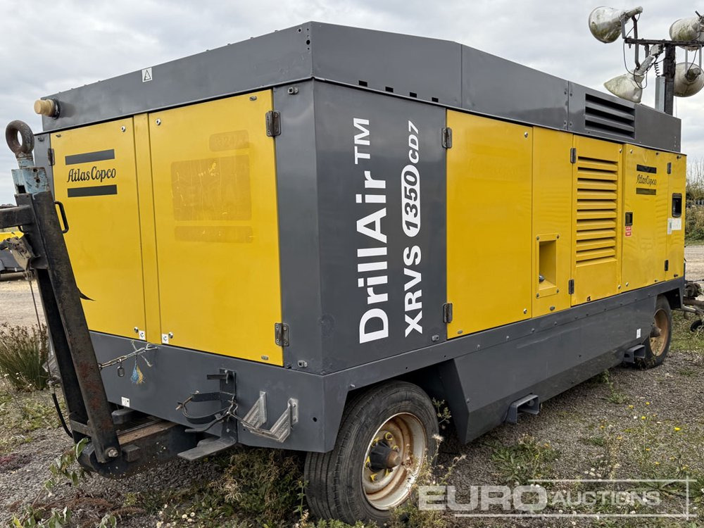 2015 Atlas Copco XRVS 1350 Compressor, 1350 cfm @ 25 bar pressure, CAT C18 Engine - Ilmakompressori: kuva 2015 Atlas Copco XRVS 1350 Compressor, 1350 cfm @ 25 bar pressure, CAT C18 Engine - Ilmakompressori 2015 Atlas Copco XRVS 1350 Compressor, 1350 cfm @ 25 bar pressure, CAT C18 Engine - Ilmakompressori: kuva 2015 Atlas Copco XRVS 1350 Compressor, 1350 cfm @ 25 bar pressure, CAT C18 Engine - Ilmakompressori
