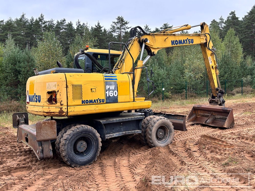 Komatsu PW160-7 - Pyöräalustainen kaivinkone: kuva Komatsu PW160-7 - Pyöräalustainen kaivinkone Komatsu PW160-7 - Pyöräalustainen kaivinkone: kuva Komatsu PW160-7 - Pyöräalustainen kaivinkone