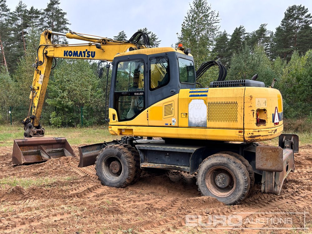 Komatsu PW160-7 - Pyöräalustainen kaivinkone: kuva Komatsu PW160-7 - Pyöräalustainen kaivinkone Komatsu PW160-7 - Pyöräalustainen kaivinkone: kuva Komatsu PW160-7 - Pyöräalustainen kaivinkone