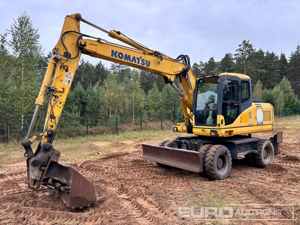 Komatsu PW160-7 - Pyöräalustainen kaivinkone: kuva Komatsu PW160-7 - Pyöräalustainen kaivinkone Komatsu PW160-7 - Pyöräalustainen kaivinkone: kuva Komatsu PW160-7 - Pyöräalustainen kaivinkone