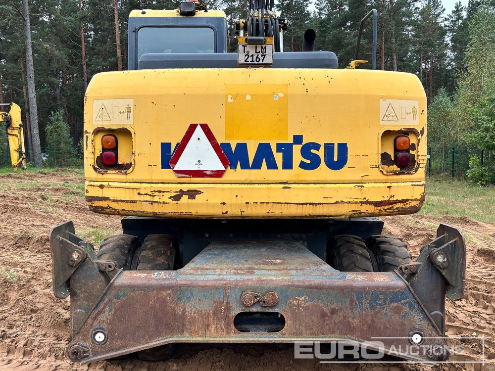 Komatsu PW160-7 - Pyöräalustainen kaivinkone: kuva Komatsu PW160-7 - Pyöräalustainen kaivinkone Komatsu PW160-7 - Pyöräalustainen kaivinkone: kuva Komatsu PW160-7 - Pyöräalustainen kaivinkone