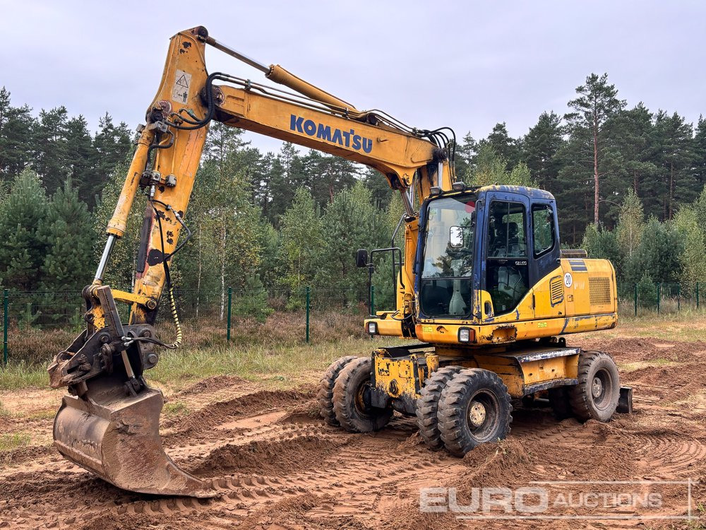 Komatsu PW160ES-7K - Pyöräalustainen kaivinkone: kuva Komatsu PW160ES-7K - Pyöräalustainen kaivinkone Komatsu PW160ES-7K - Pyöräalustainen kaivinkone: kuva Komatsu PW160ES-7K - Pyöräalustainen kaivinkone