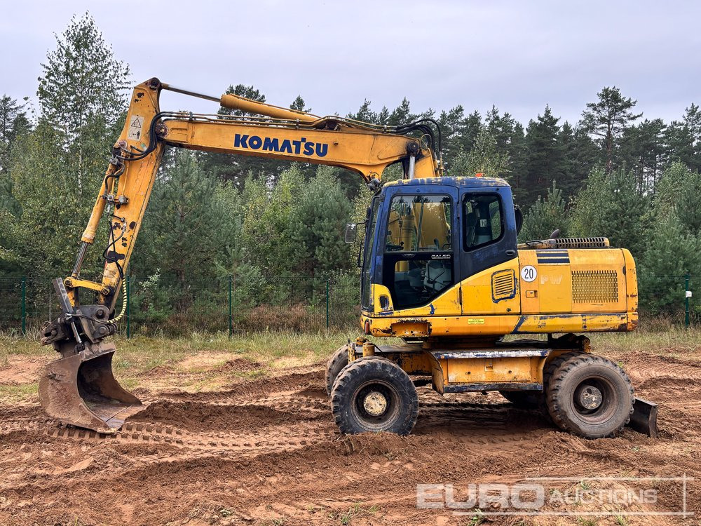 Komatsu PW160ES-7K - Pyöräalustainen kaivinkone: kuva Komatsu PW160ES-7K - Pyöräalustainen kaivinkone Komatsu PW160ES-7K - Pyöräalustainen kaivinkone: kuva Komatsu PW160ES-7K - Pyöräalustainen kaivinkone
