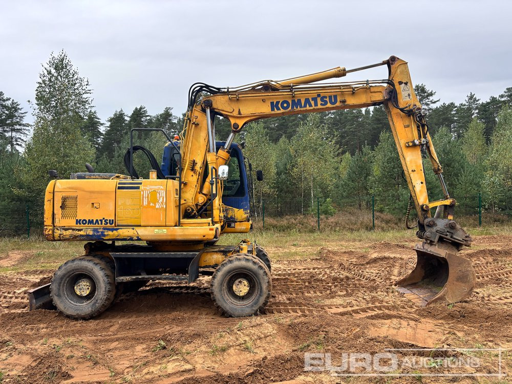 Komatsu PW160ES-7K - Pyöräalustainen kaivinkone: kuva Komatsu PW160ES-7K - Pyöräalustainen kaivinkone Komatsu PW160ES-7K - Pyöräalustainen kaivinkone: kuva Komatsu PW160ES-7K - Pyöräalustainen kaivinkone