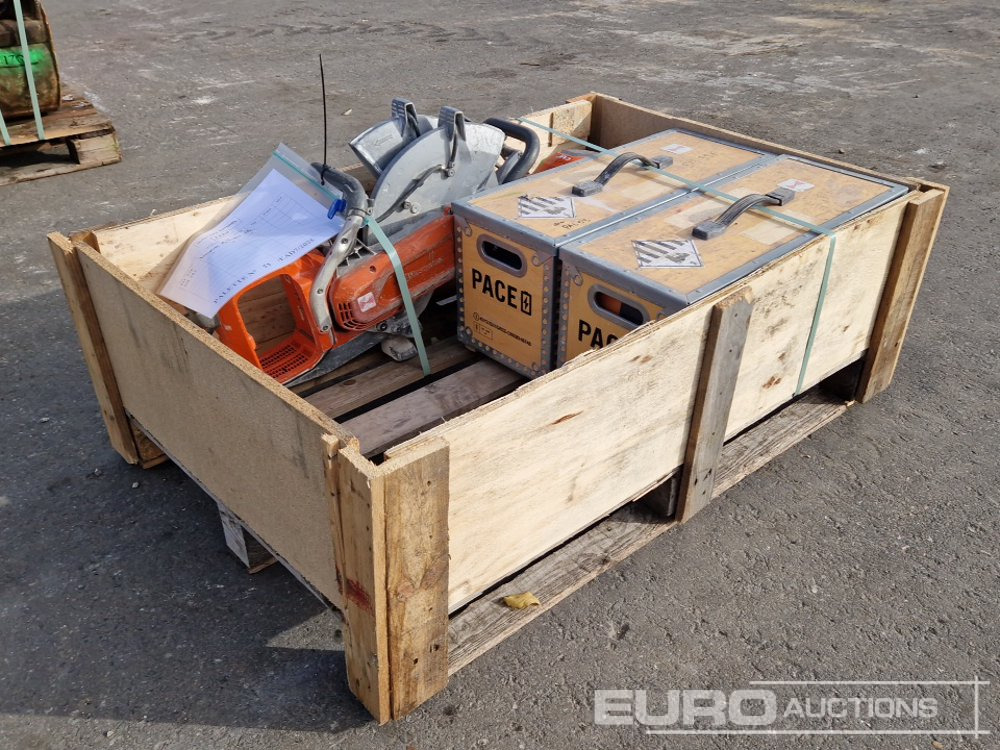 Pallet of Husqvarna Quick Cut Saws, Battery Power Kit - Asfaltinlaskija: kuva Pallet of Husqvarna Quick Cut Saws, Battery Power Kit - Asfaltinlaskija Pallet of Husqvarna Quick Cut Saws, Battery Power Kit - Asfaltinlaskija: kuva Pallet of Husqvarna Quick Cut Saws, Battery Power Kit - Asfaltinlaskija