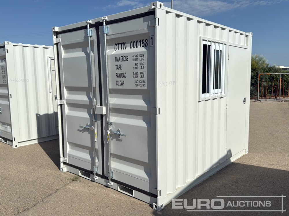 2025 10.2' Mini Container, Single Walk Door, Lock Box, Window, Fork Pockets / Contenedor - Merikontti: kuva 2025 10.2' Mini Container, Single Walk Door, Lock Box, Window, Fork Pockets / Contenedor - Merikontti 2025 10.2' Mini Container, Single Walk Door, Lock Box, Window, Fork Pockets / Contenedor - Merikontti: kuva 2025 10.2' Mini Container, Single Walk Door, Lock Box, Window, Fork Pockets / Contenedor - Merikontti