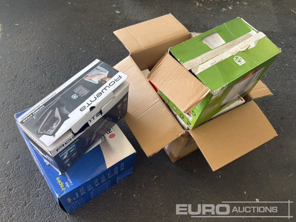 Pallet of Toaster (2 of), Steam Iron, Aluminium Express Coffee Maker, Milk Frother, Mini Doorbell , Hand Blender - Rakennustarvikkeet: kuva Pallet of Toaster (2 of), Steam Iron, Aluminium Express Coffee Maker, Milk Frother, Mini Doorbell , Hand Blender - Rakennustarvikkeet Pallet of Toaster (2 of), Steam Iron, Aluminium Express Coffee Maker, Milk Frother, Mini Doorbell , Hand Blender - Rakennustarvikkeet: kuva Pallet of Toaster (2 of), Steam Iron, Aluminium Express Coffee Maker, Milk Frother, Mini Doorbell , Hand Blender - Rakennustarvikkeet