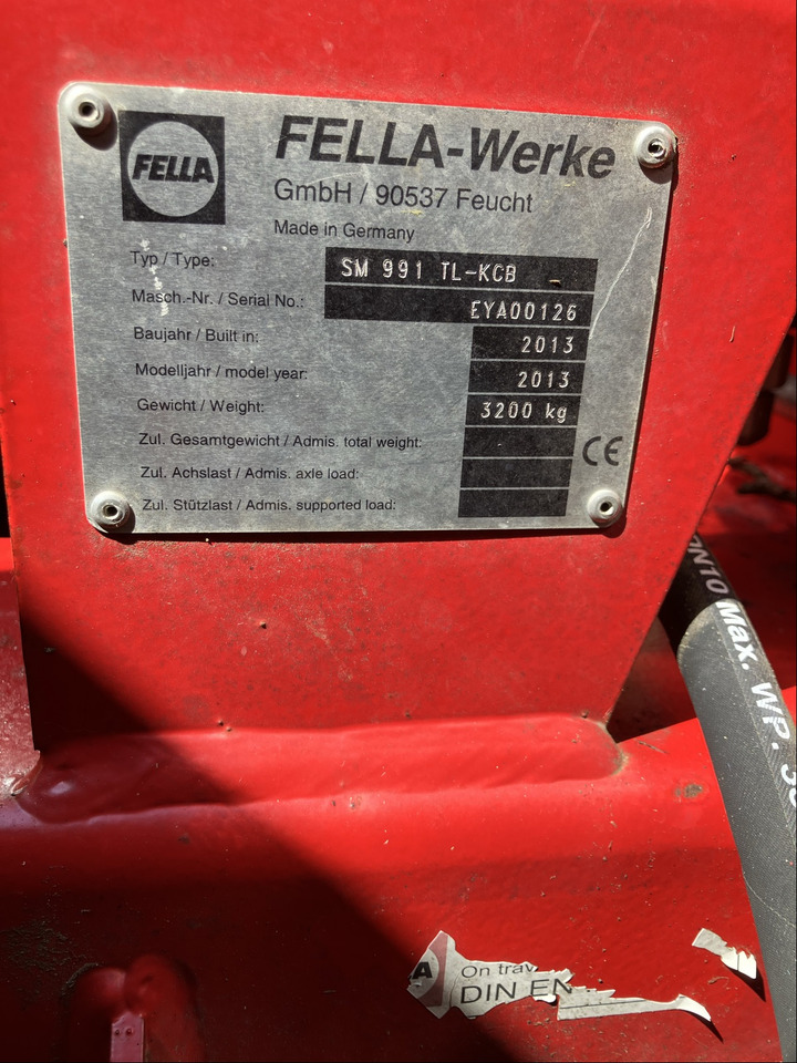 Fella 991 TL-KCB - Niittokone: kuva Fella 991 TL-KCB - Niittokone Fella 991 TL-KCB - Niittokone: kuva Fella 991 TL-KCB - Niittokone