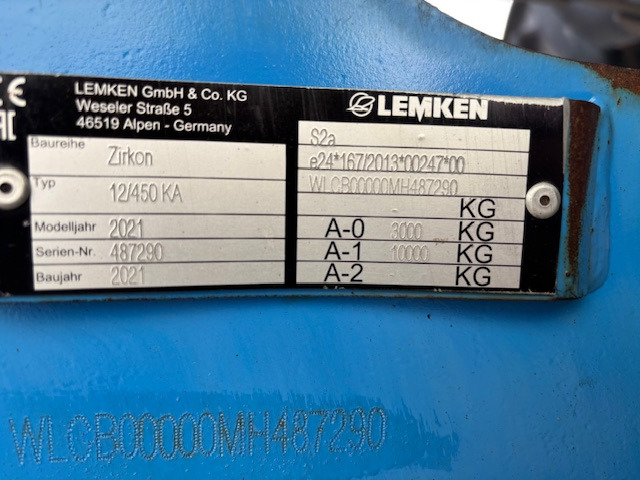 Lemken Solitair 9 KA / 450-DS 125 - Kylvökone: kuva Lemken Solitair 9 KA / 450-DS 125 - Kylvökone Lemken Solitair 9 KA / 450-DS 125 - Kylvökone: kuva Lemken Solitair 9 KA / 450-DS 125 - Kylvökone